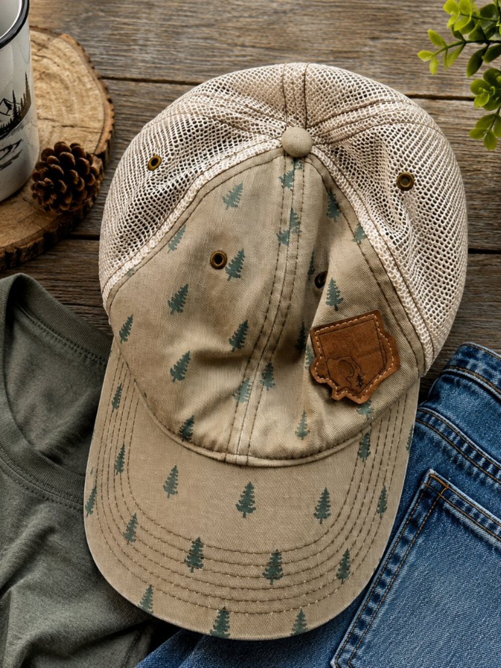 Legacy von Trapp Brewing Co Trucker Hat Stowe Vermont Snapback Cap